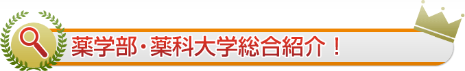 薬学部・薬科大学総合比較ランキングBEST5